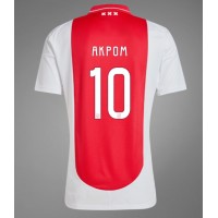 Fotbalové Dres Ajax Chuba Akpom #10 Domácí 2024-25 Krátký Rukáv